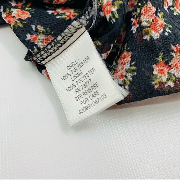 Princess Vera Wang Black White Floral Plaid Dress - Picture 12 of 12